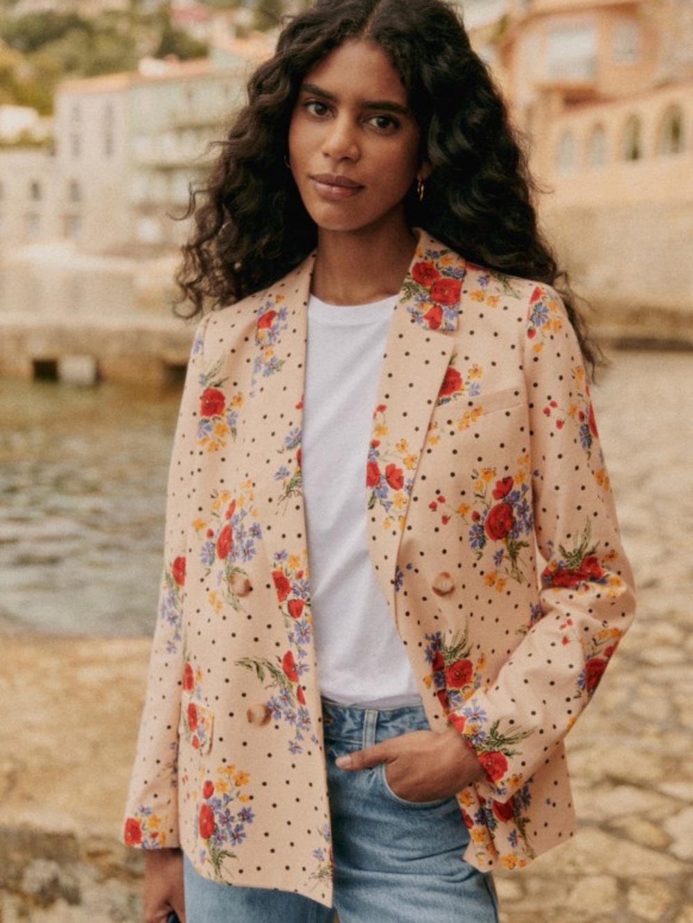 Sézane Christie Jacket in Poppy FR 40 / US 8